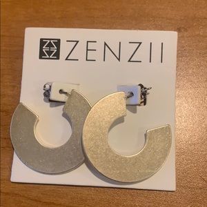 ZENZii Silver hoop earrings